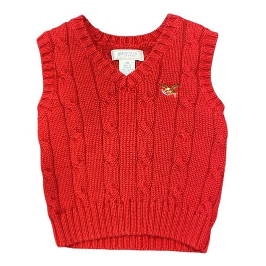 9 months red sweater vest