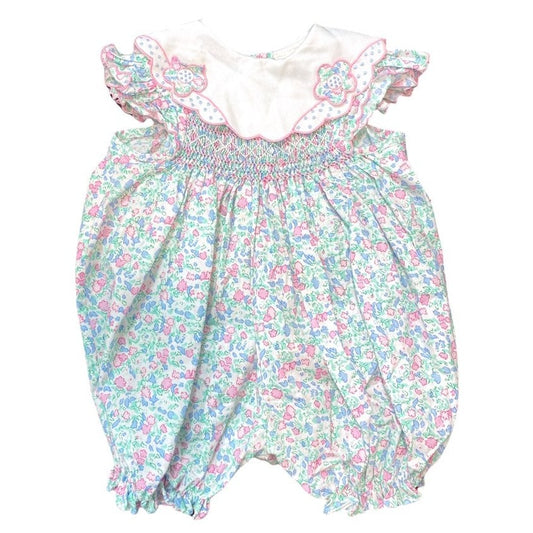 0-3 months vintage smocked bubble