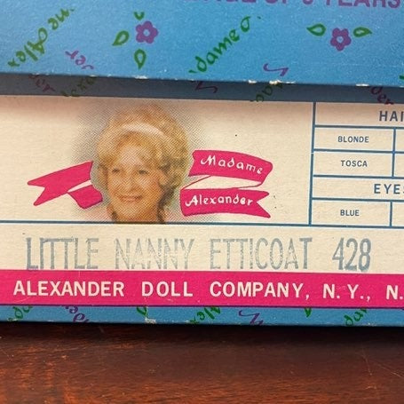 Madame Alexander doll - Little Nanny Etticoat 428