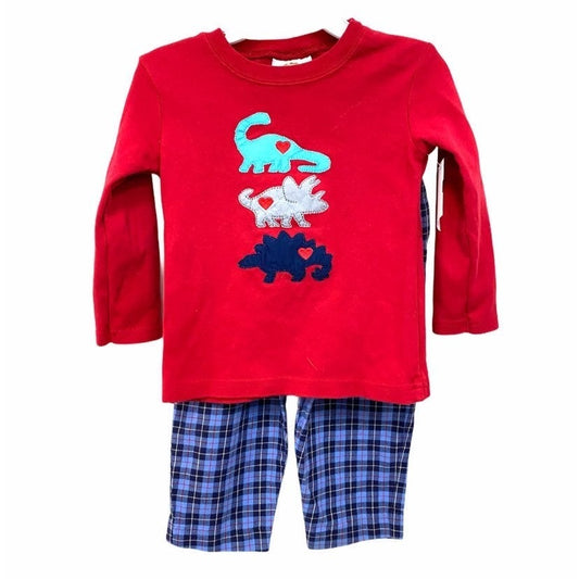 Size 2 dinosaur Valentine's Day outfit