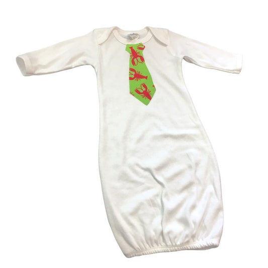 0-3 months custom crawfish gown tie