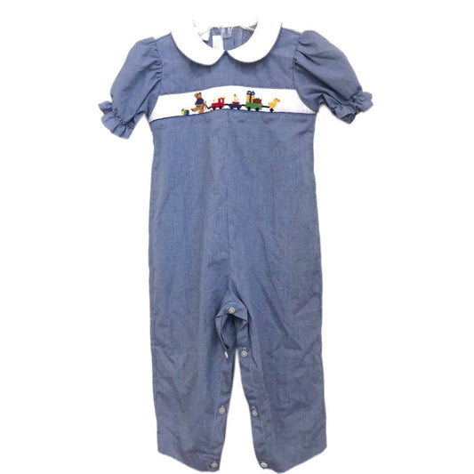 24 months smocked long bubble