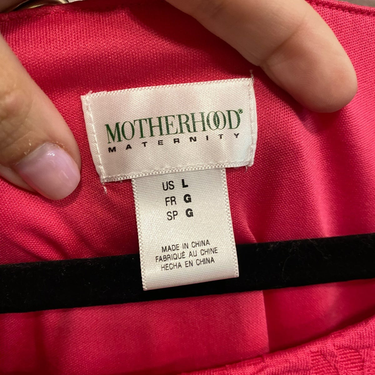 Large pink maternity Dress
