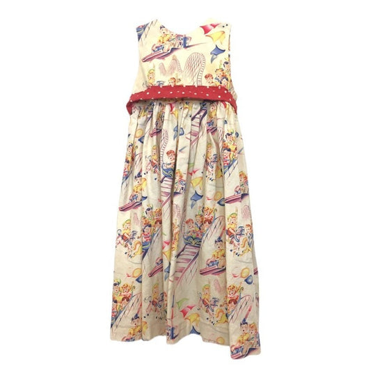3/4 vintage boutique roller coaster dress