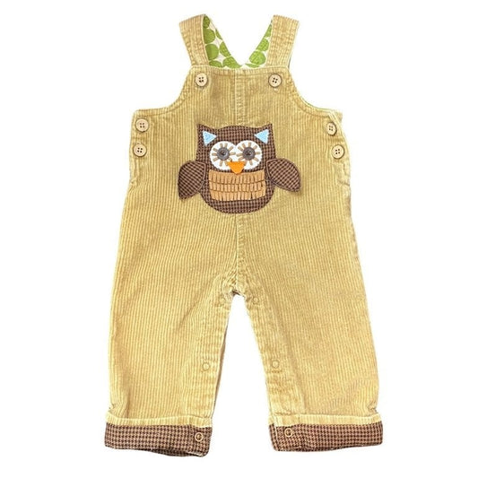 0-6 months mudpie owl romper