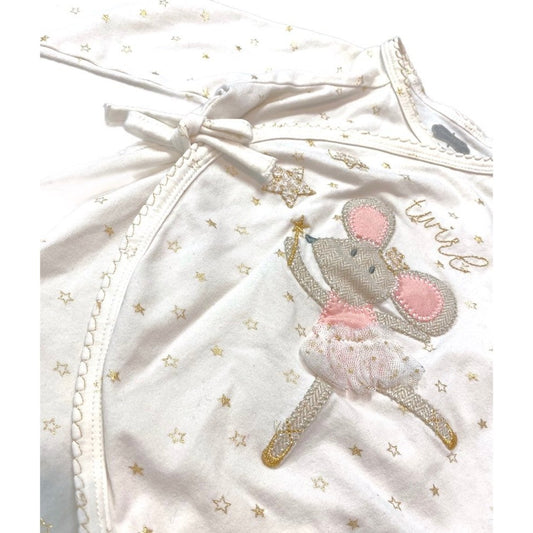 6-9 months mudpie ballerina romper