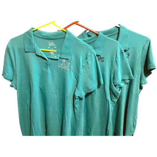 3 WSMS White Station Middle School Spartans polos bundle