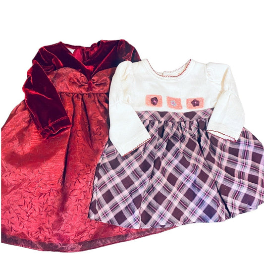 18 months vintage baby girls dresses bundle