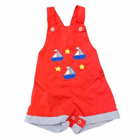 Vintage sailboat sunsuit