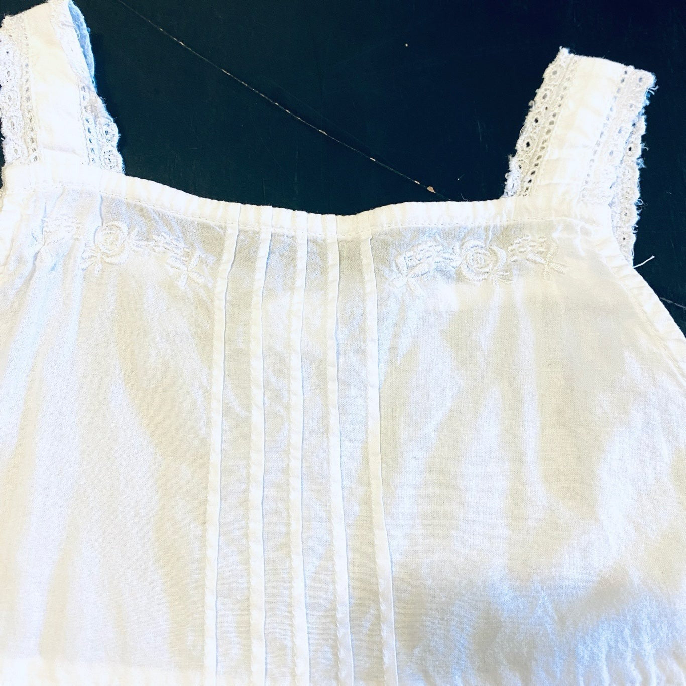 2/3 Girls white summer dress