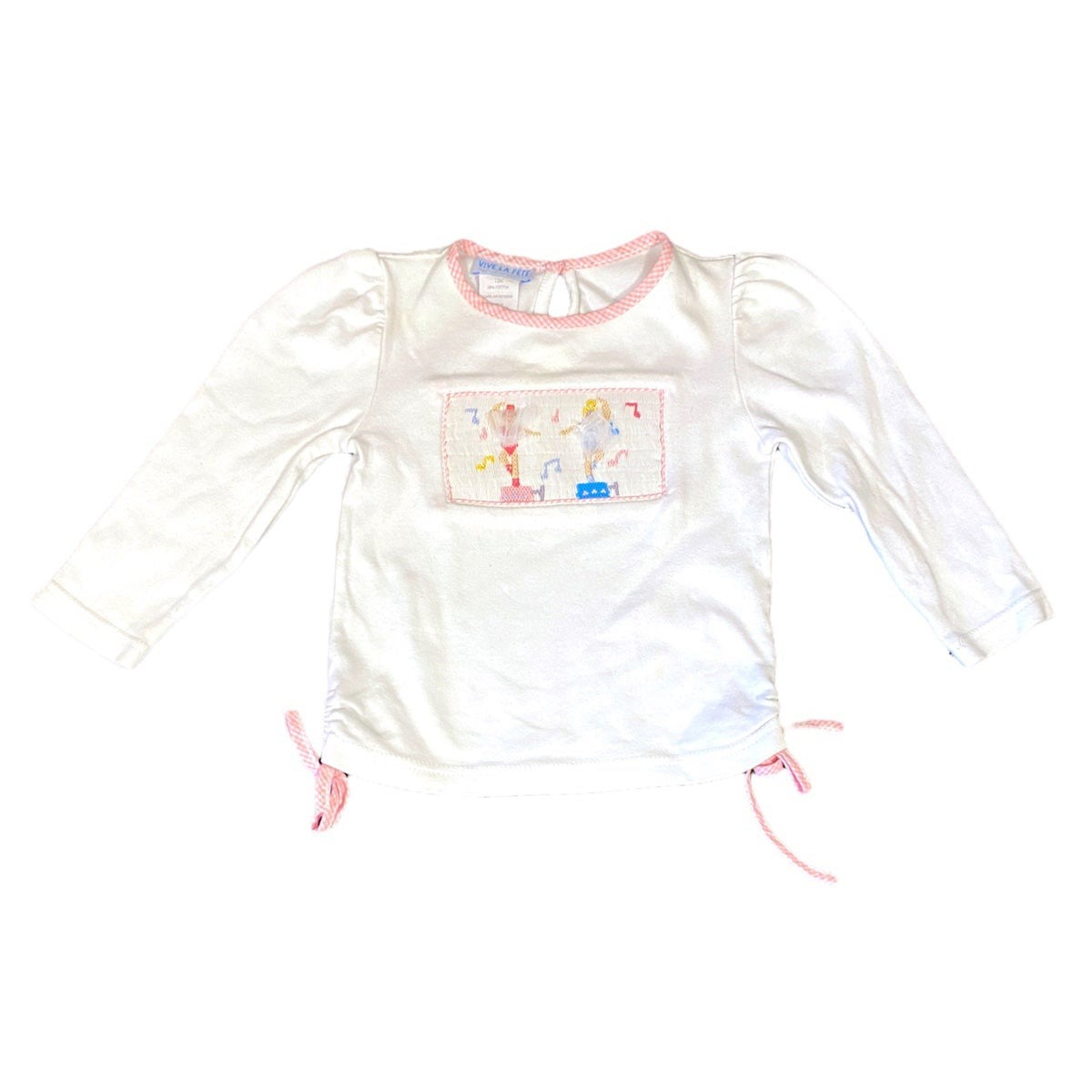 12 months smocked ballerina dancer top