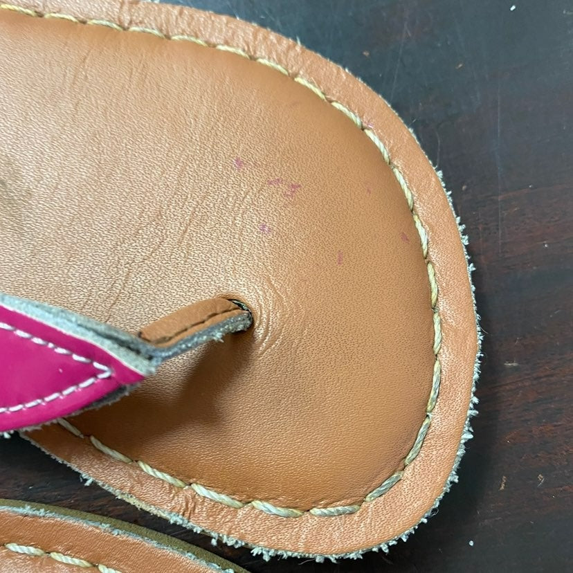 Size 12 pink Sunsans sandals