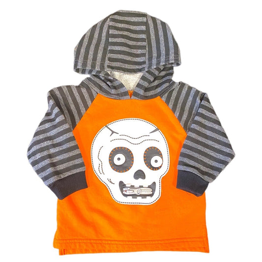 12 months Halloween skeleton hoodie