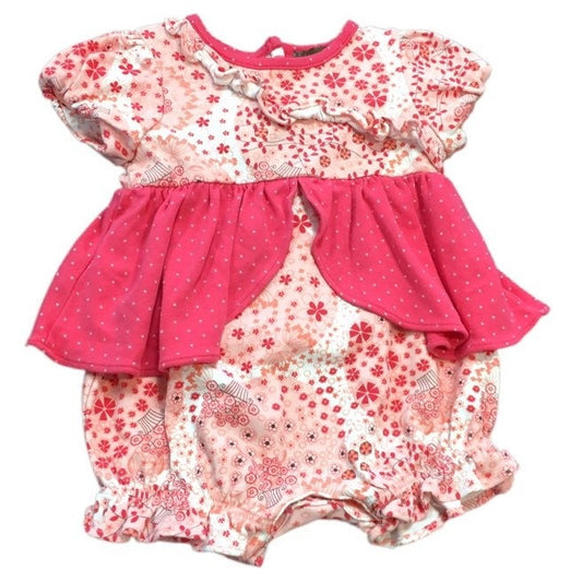 0-3 months Rabbit Moon bubble romper