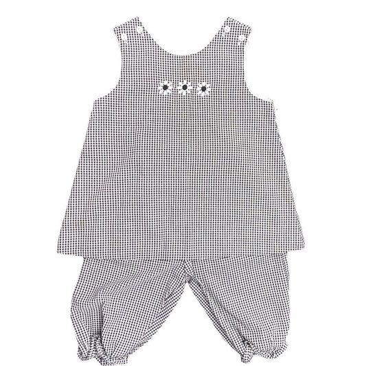 4t vintage gingham outfit