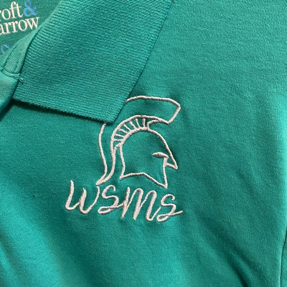 3 WSMS White Station Middle School Spartans polos bundle
