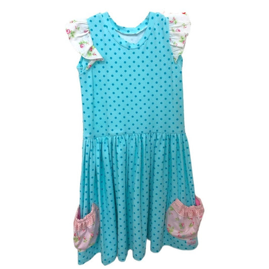 10/12 girls ruffle dress