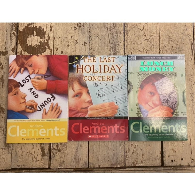 Andrew Clements chapter books bundle