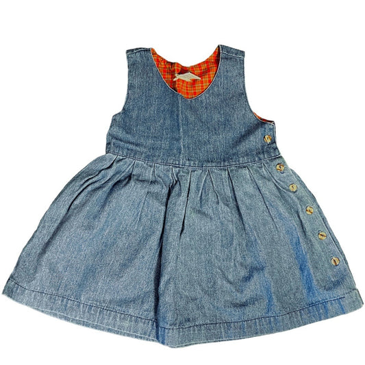 4T vintage denim dress