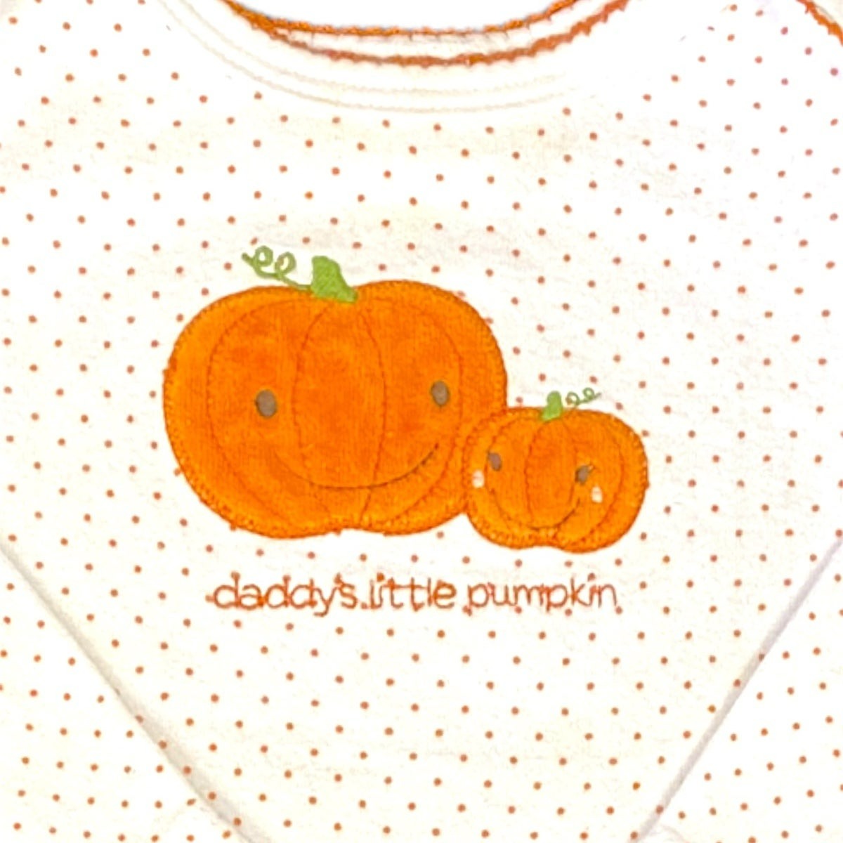 6-12 months daddy’s little pumpkin onesie