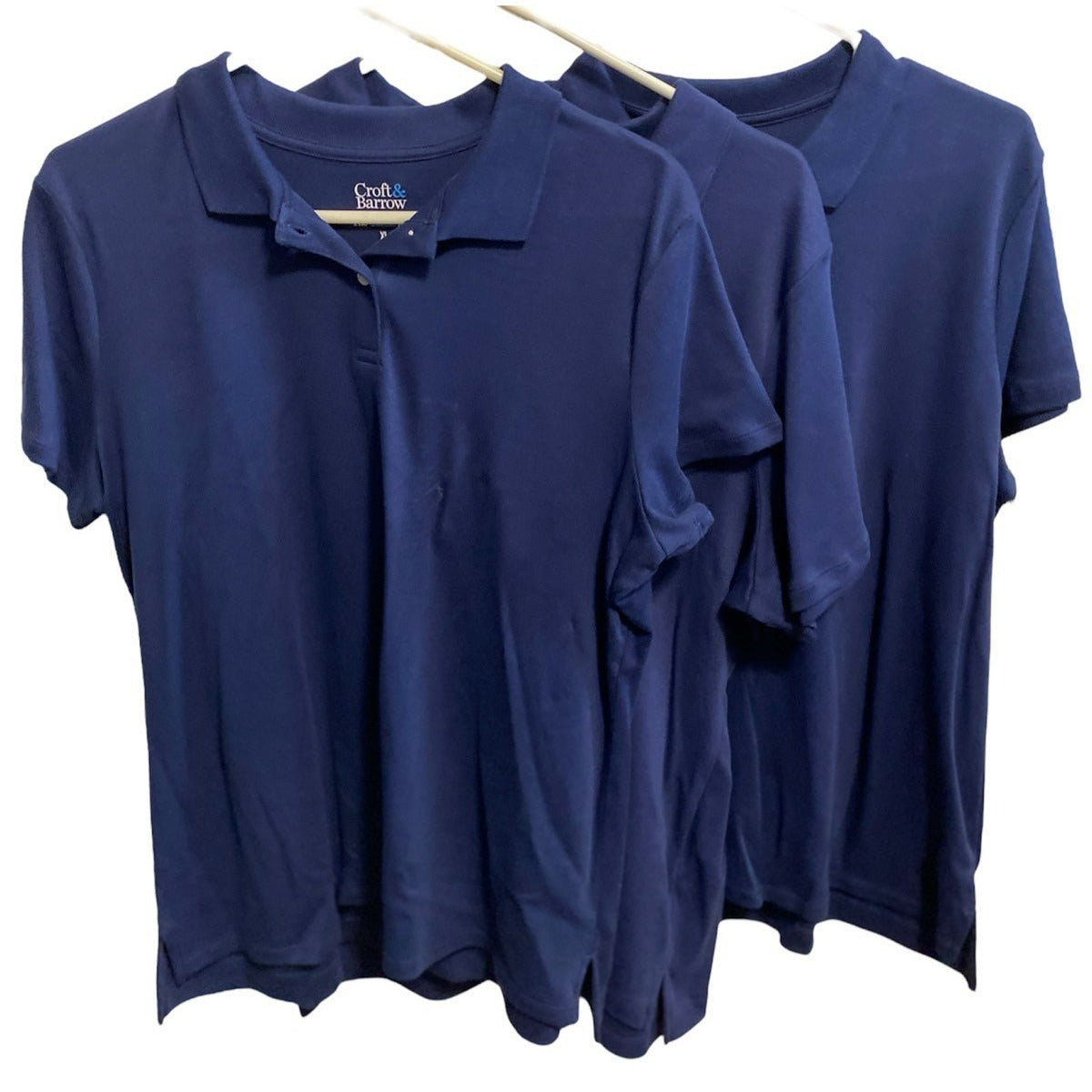 Womens XL navy Polo Shirts school uniform bundle