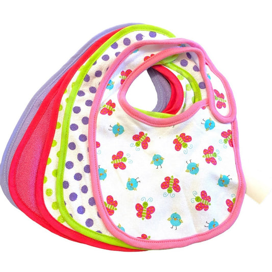 New baby girls bibs bundle