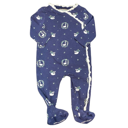 6-9 months Janie and Jack swan romper