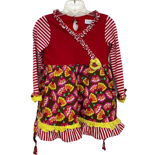 Size 7 girls ruffle tunic Dress