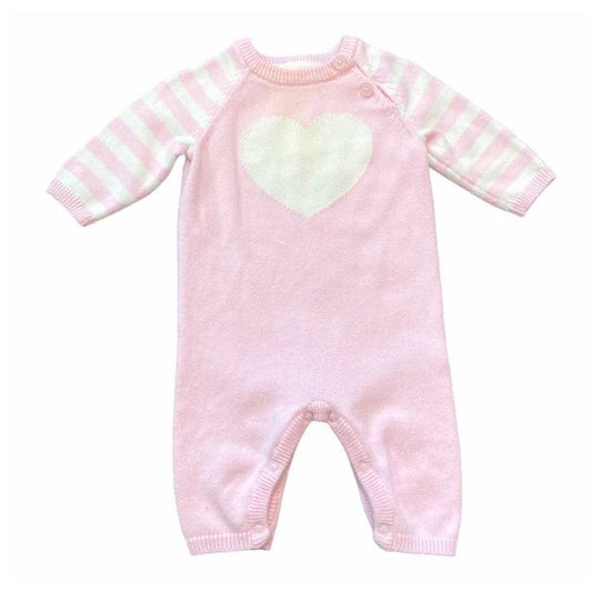 0-3 months heart romper