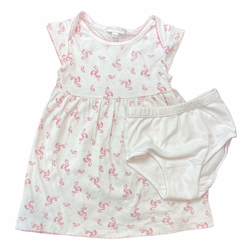 12 months Magnolia Baby flamingo Dress