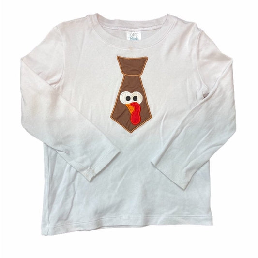 4T turkey tie applique top