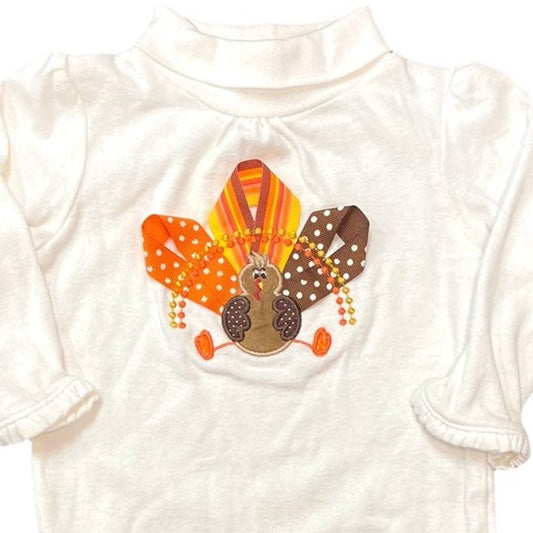 6-9 months Thanksgiving applique top