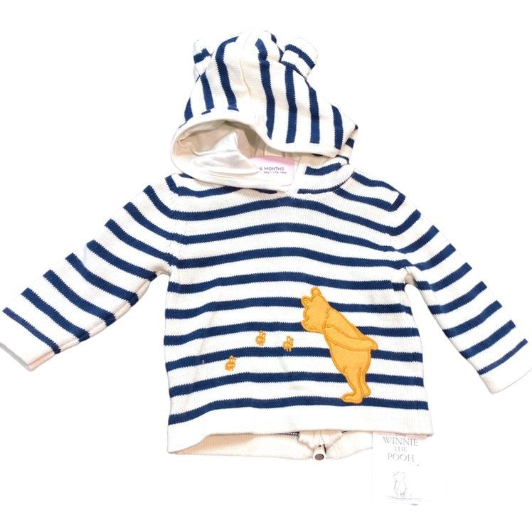 New Winnie the Pooh hooded sweater 3-6 months