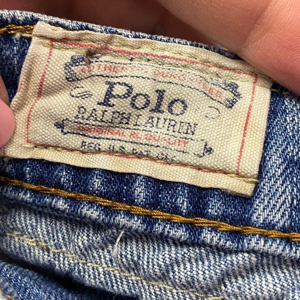 Polo Ralph Lauren girls size 12 denim cut off shorts