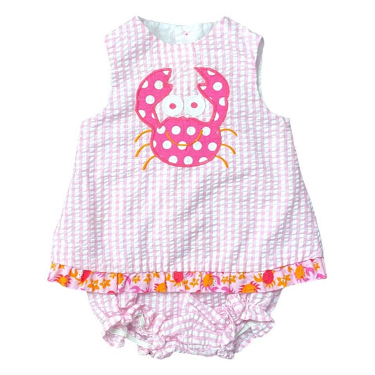 9 months Bailey Boys crab bloomer set