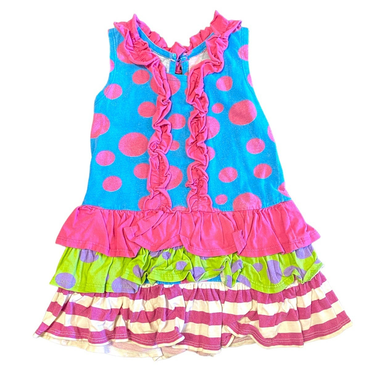 2T Jelly the pug ruffle dress