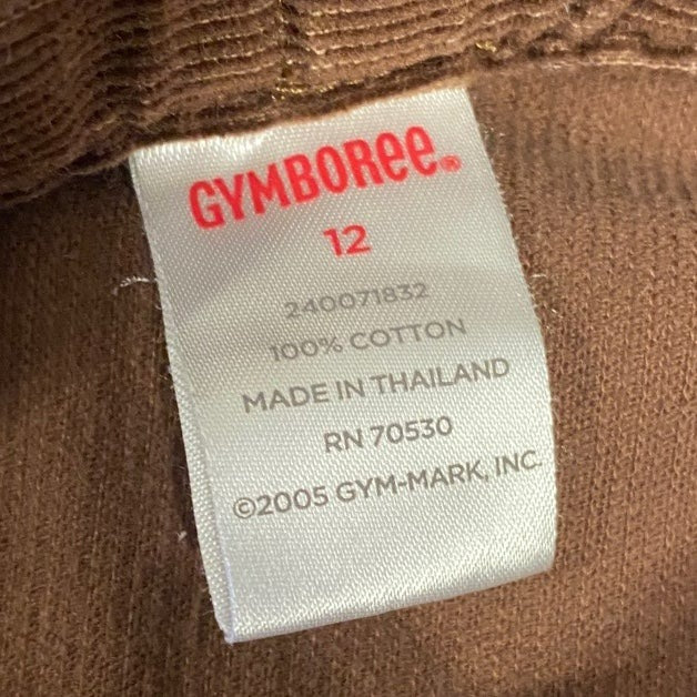 Size 12 vintage Gymboree brown corduroy skirt