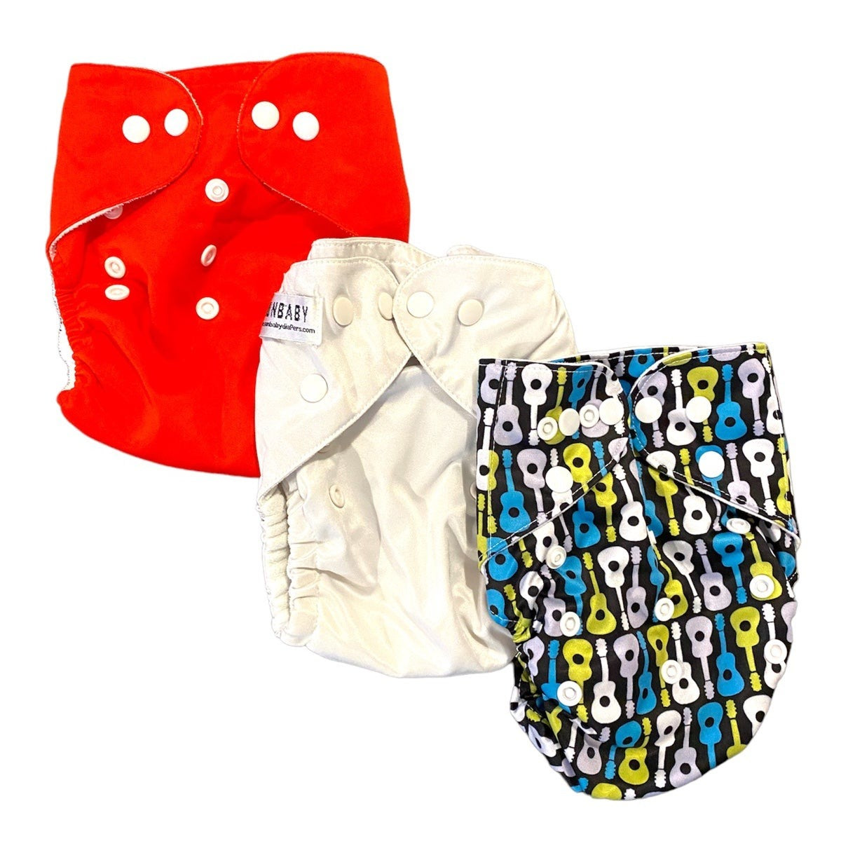 Cloth diaper covers bundle guitar