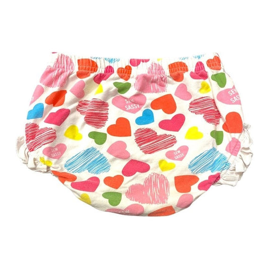 Size 4 Valentine's Day hearts bloomers