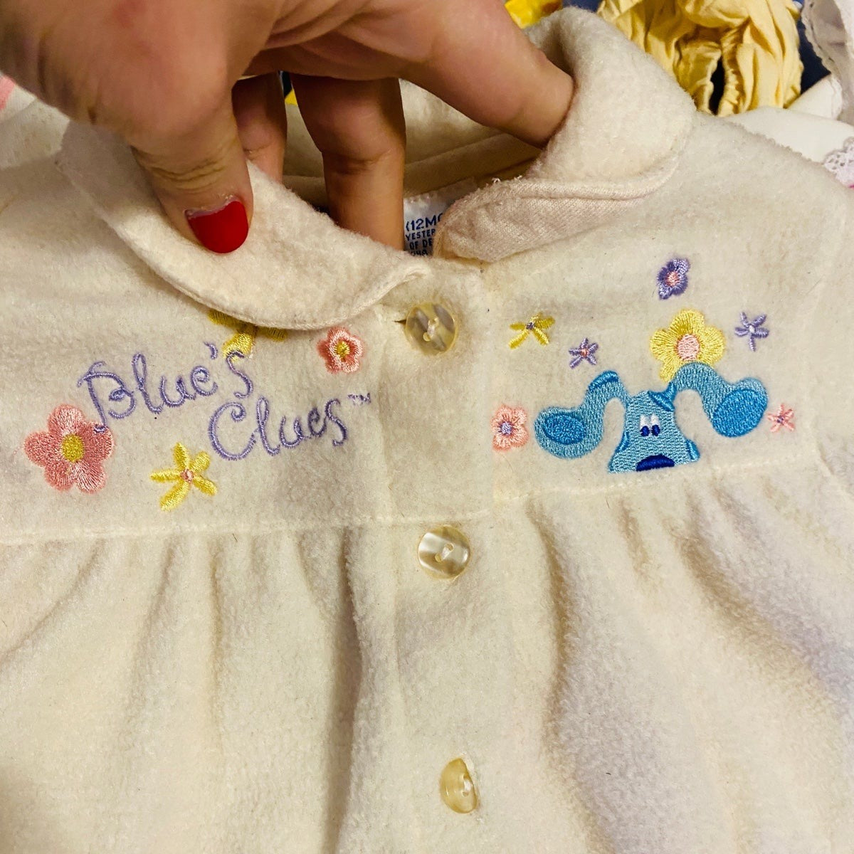 12 months vintage Blue’s Clues outfit