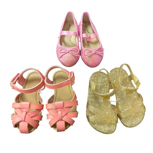 Toddler girls size 5 summer Shoes bundle