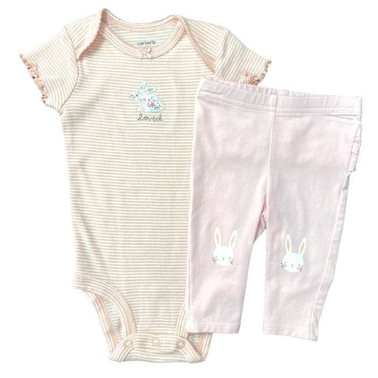 3-6 months baby girls Easter bunny bundle