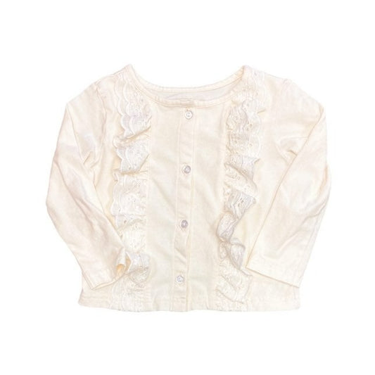 Size 2 Eleanor Rose ruffle Cardigan