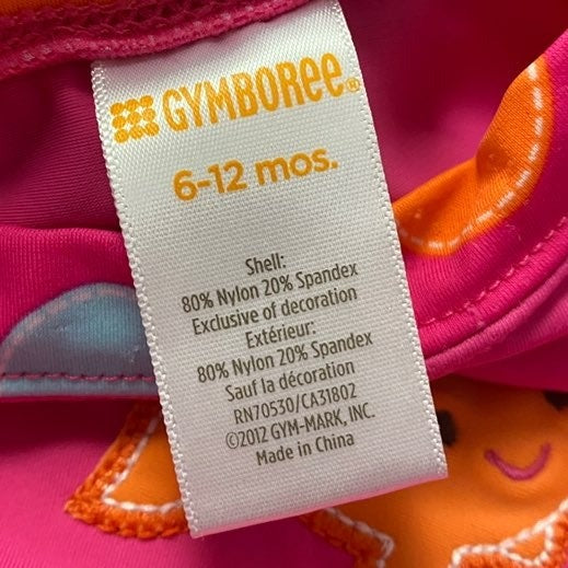 6-12 months Gymboree swimsuit & rash guard
