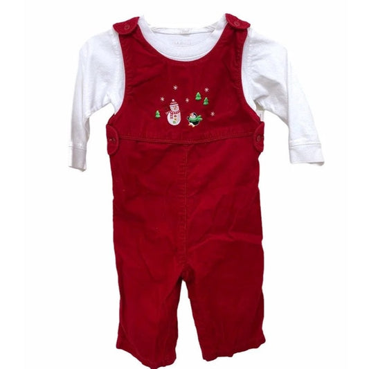 9 months talbots Christmas romper