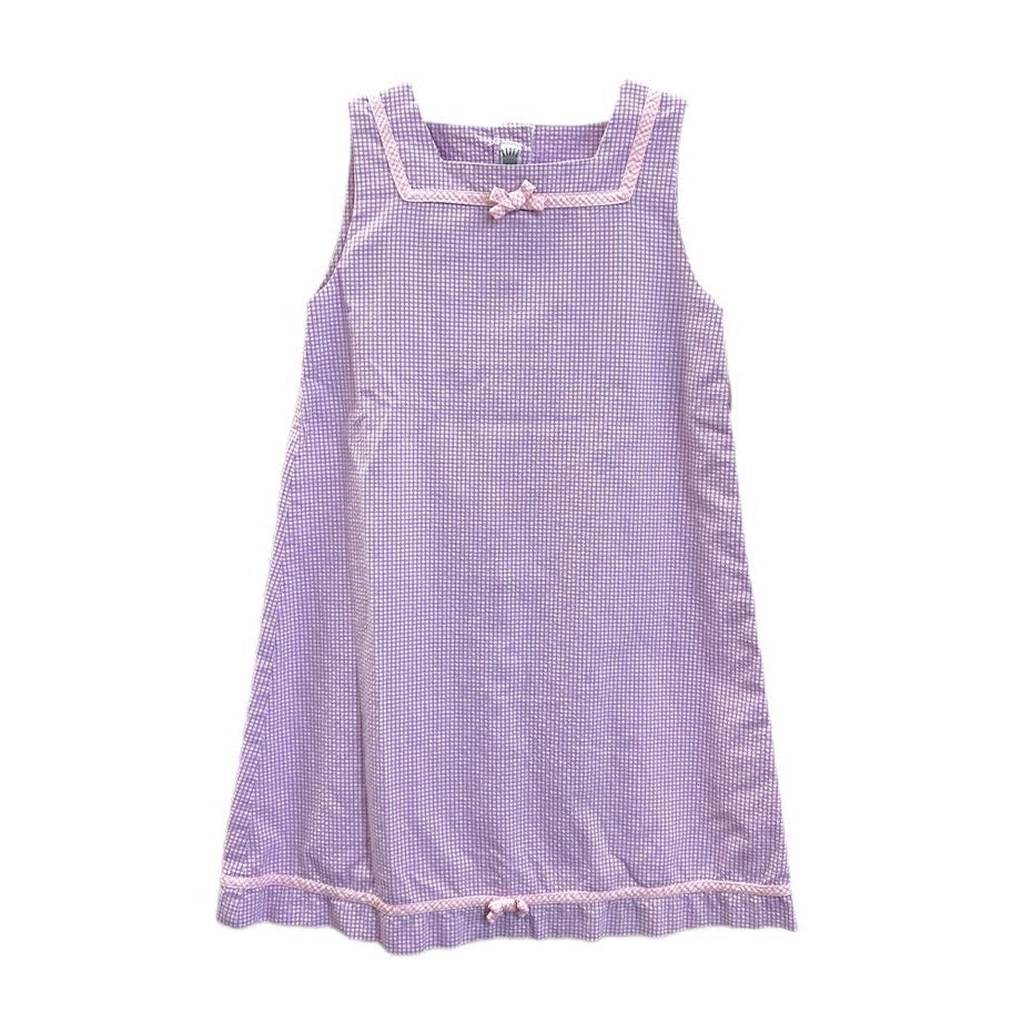 Size 6 purple gingham dress