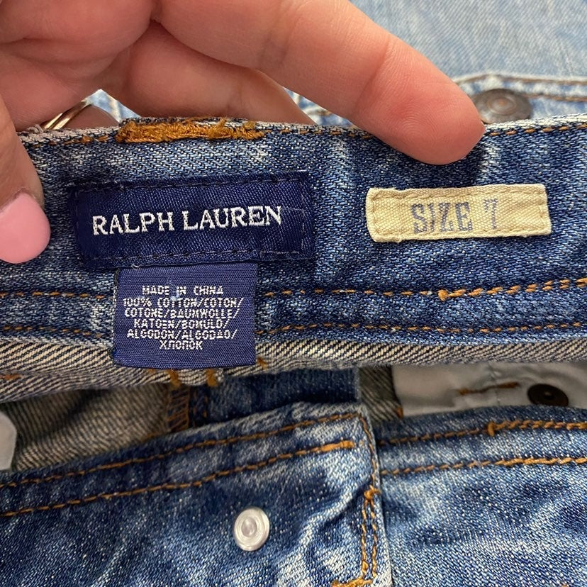 Size 7 Ralph Lauren denim skirt