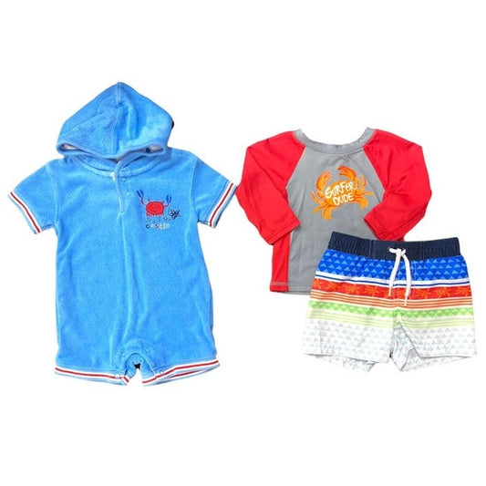 3-6 months baby boys swim bundle