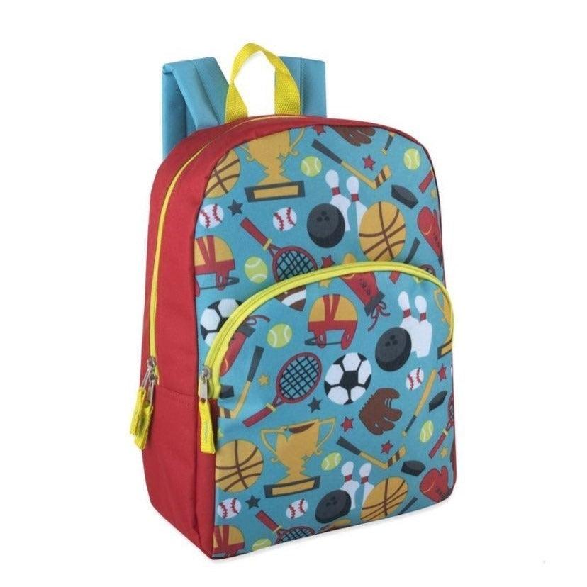 NEW 15" toddler Backpack sports