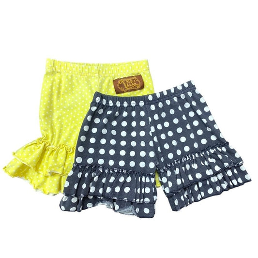 2t girls ruffle shorts bundle